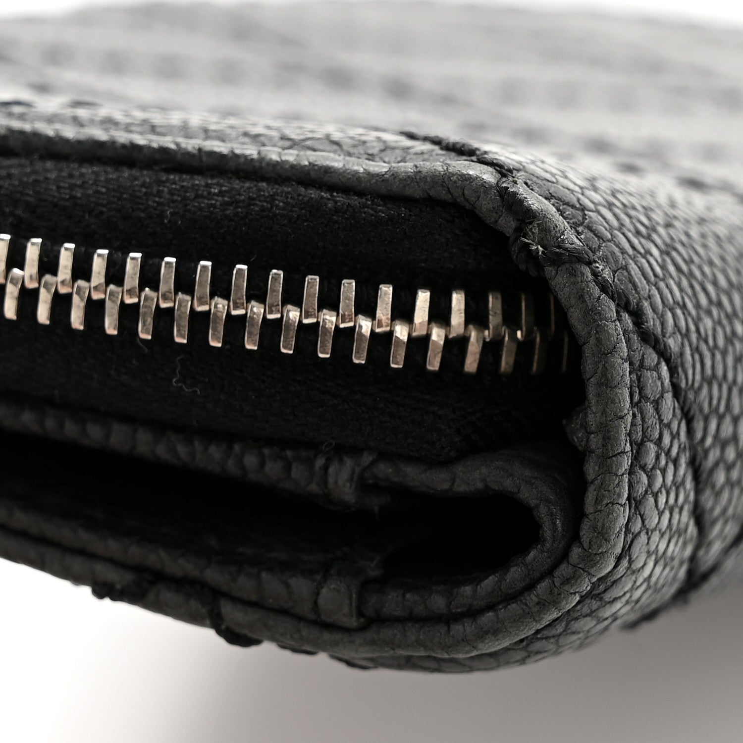 Chanel Caviar Quilted Stitched Outdoor Ligne Wallet Black 9 of 12
