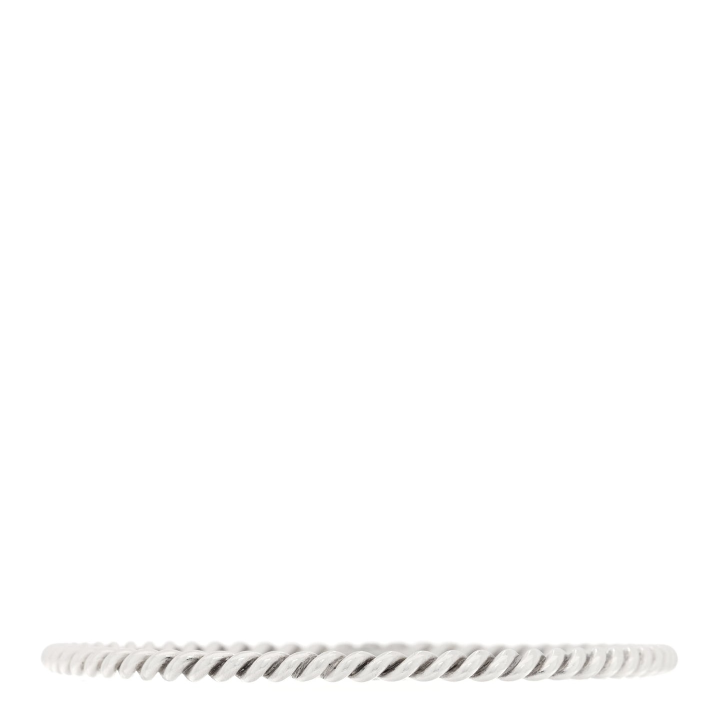 Sterling Silver Twist Rope Bangle Bracelet