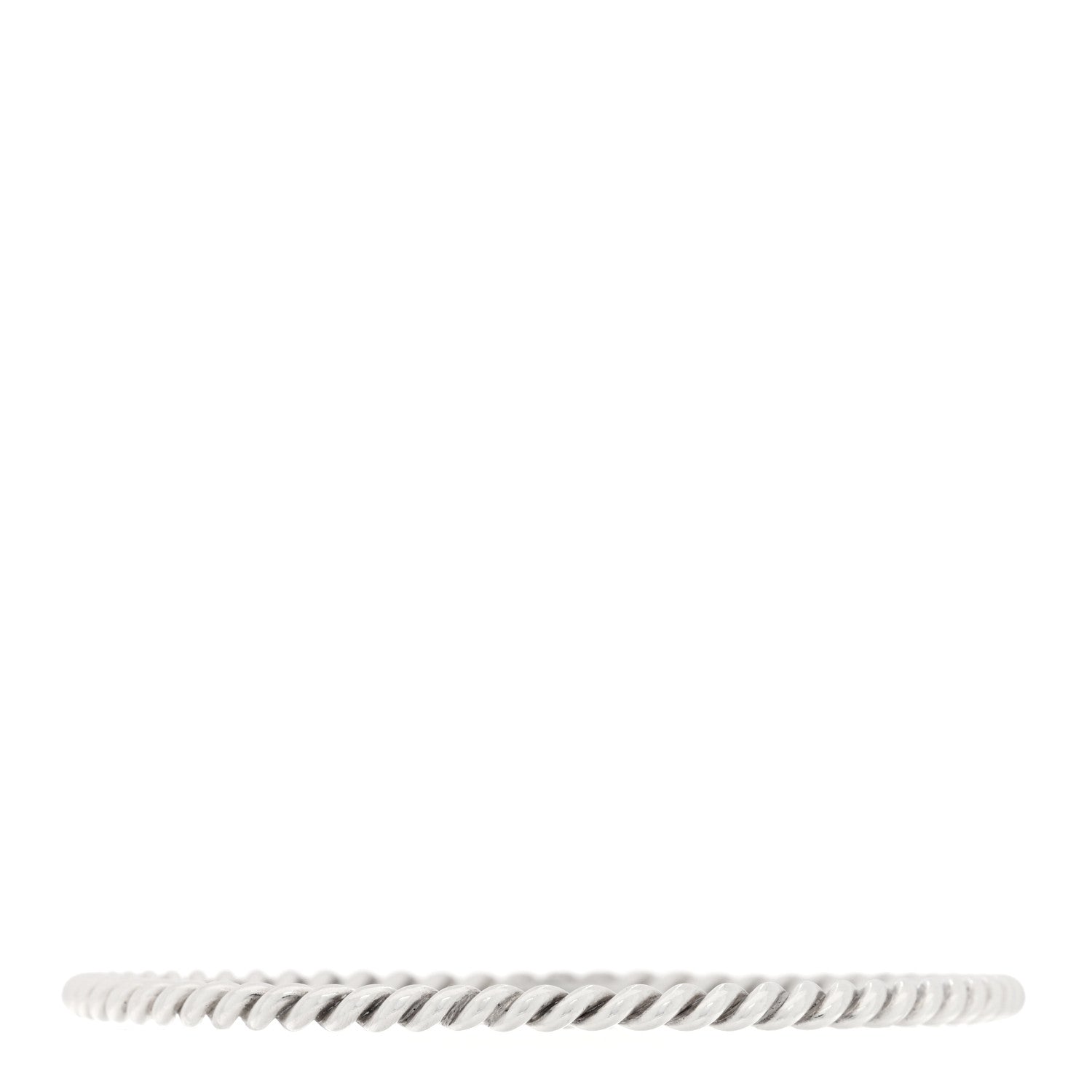 Tiffany Sterling Silver Twist Rope Bangle Bracelet 1 of 3