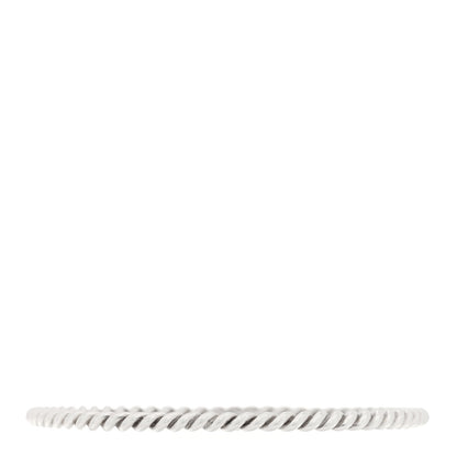 Tiffany Sterling Silver Twist Rope Bangle Bracelet 1 of 3