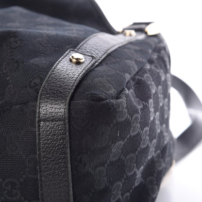 Gucci Monogram Medium Abbey Shoulder Bag Black 18 of 19