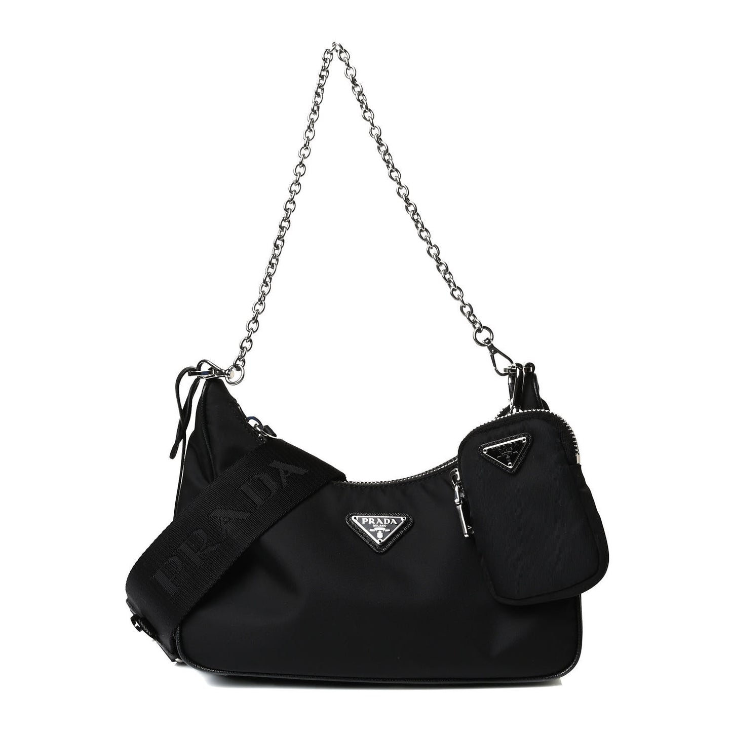 Nylon Re-Edition 2005 Shoulder Bag Black