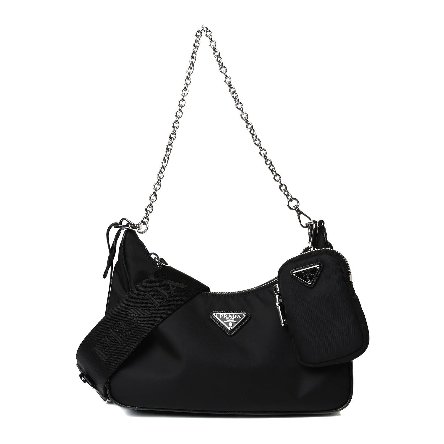 Prada Nylon Re-Edition 2005 Shoulder Bag Black 1 of 17