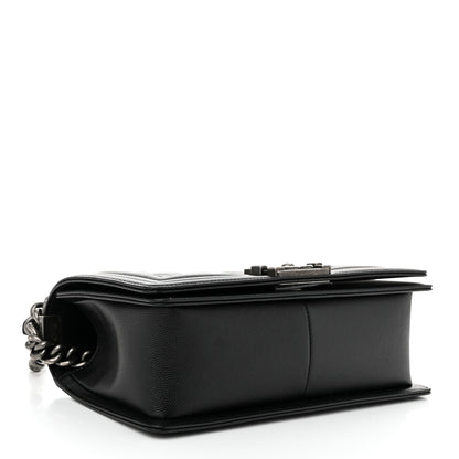 Chanel Caviar Quilted Medium Boy Flap Black 4 of 10