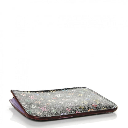 Louis Vuitton Monogram Multicolor Key Pouch Black Violet 4 of 6