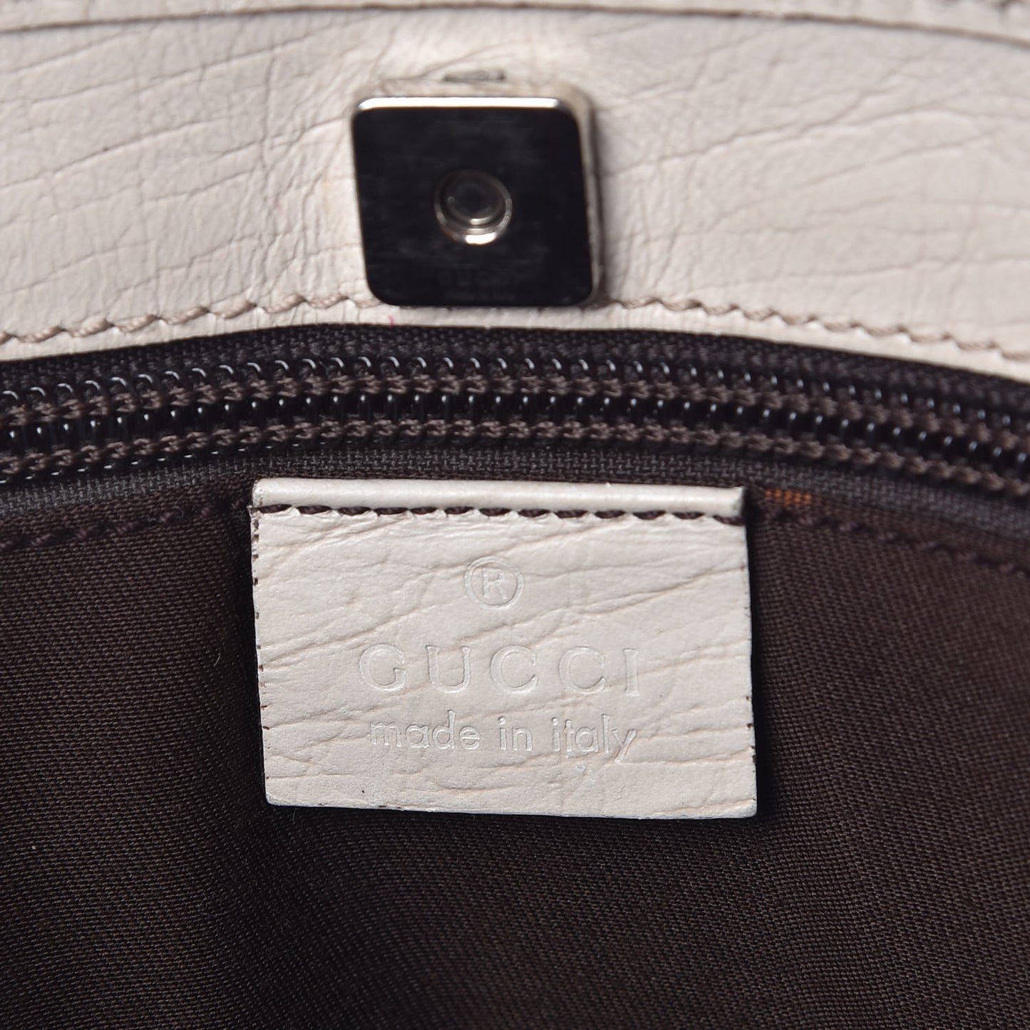 GG Plus Monogram Medium Joy Tote White