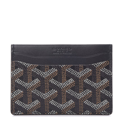 Goyard Goyardine Saint Sulpice Card Holder Black 1 of 7