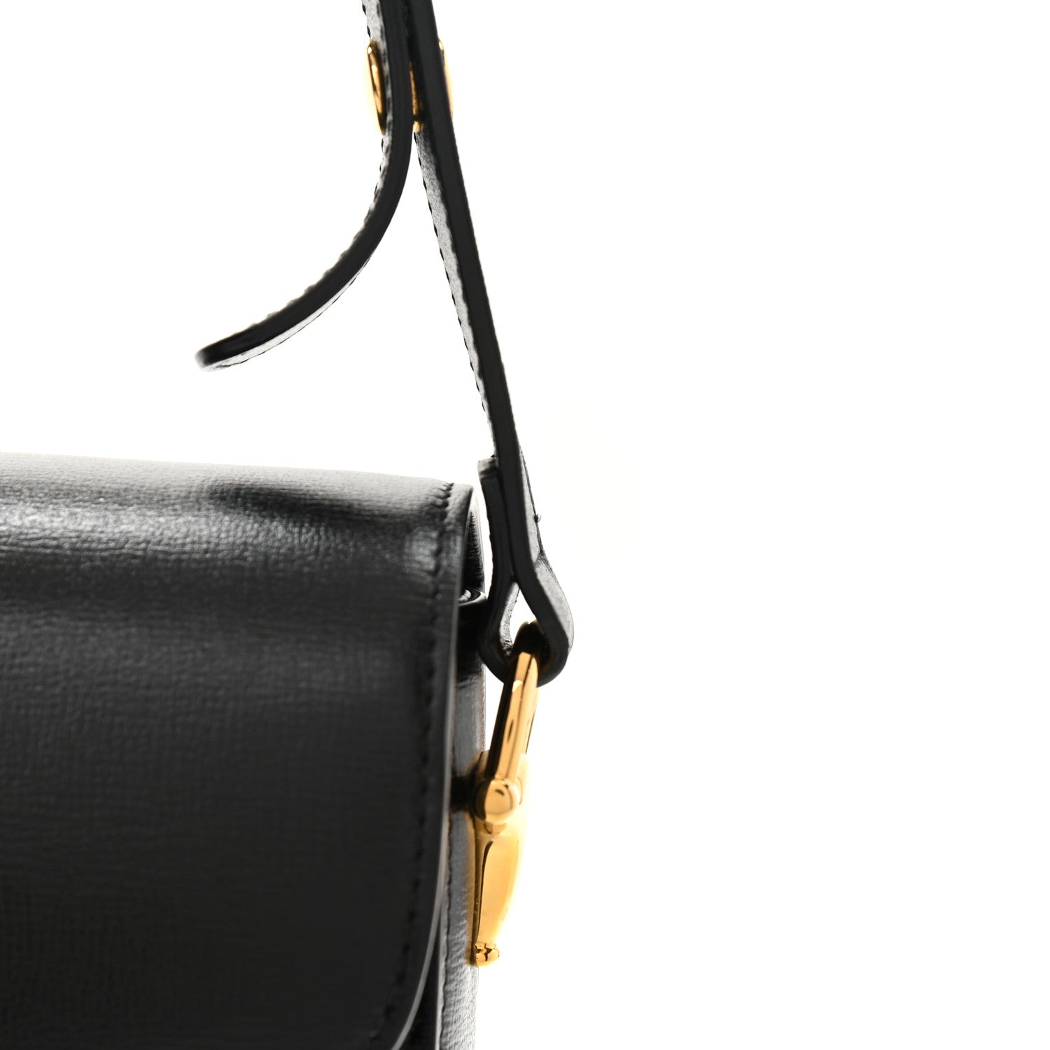 Gucci Azalea Calfskin Horsebit 1955 Shoulder Bag Black 13 of 13
