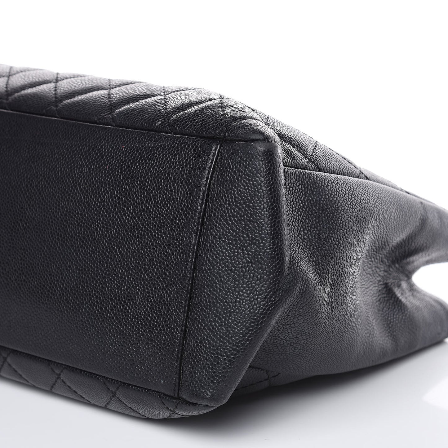 Caviar Quilted Grand Shopping Tote GST Black
