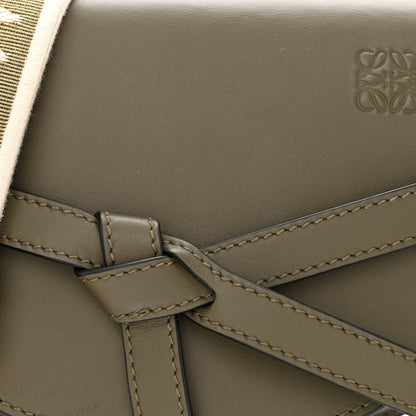 Loewe Calfskin Jacquard Mini Gate Dual Bag Autumn Green 8 of 12