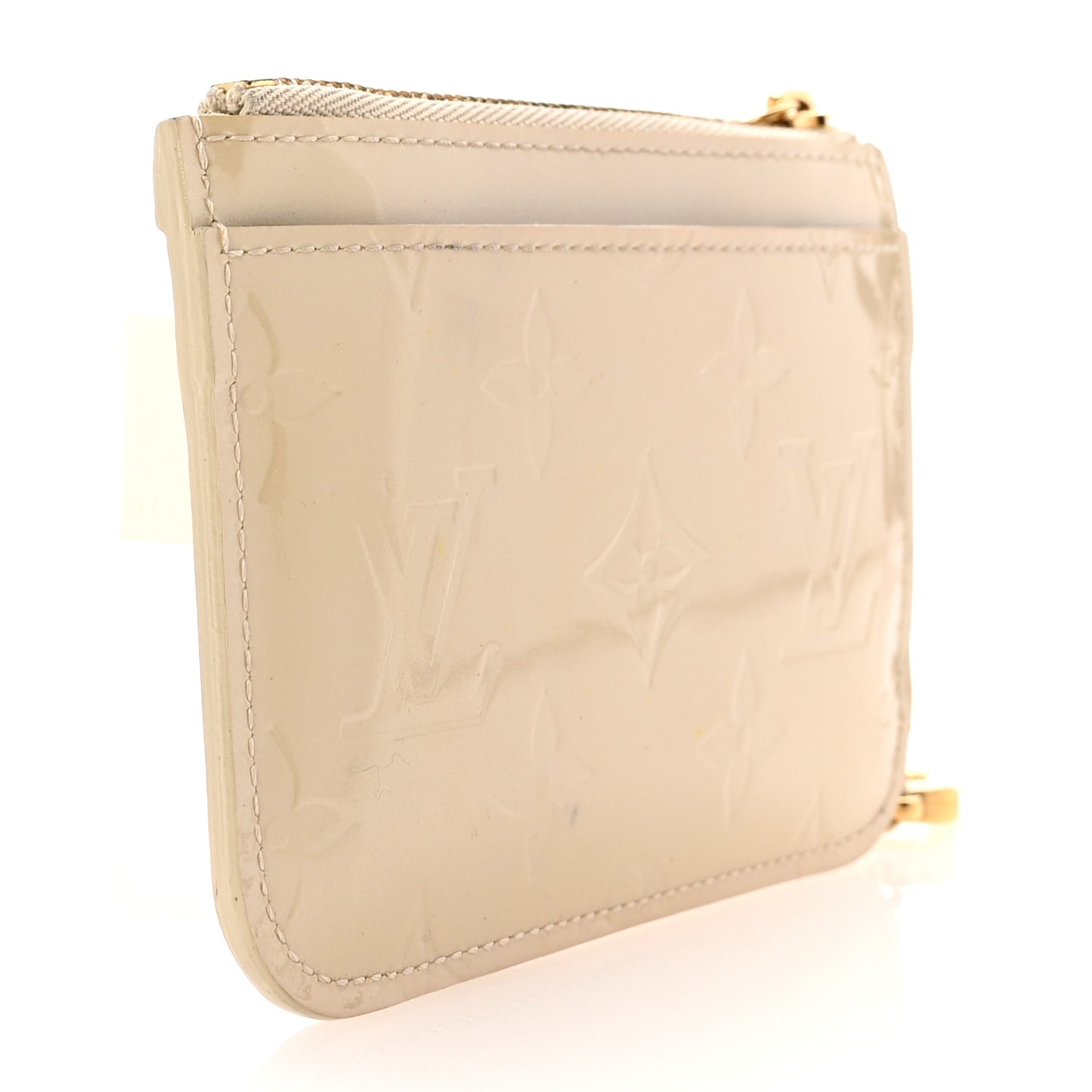 Vernis Key Pouch Blanc Corail