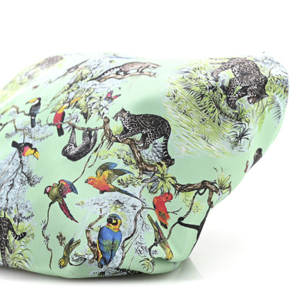 Hermes Silk Balusoie Bag Menthe Black 10 of 11