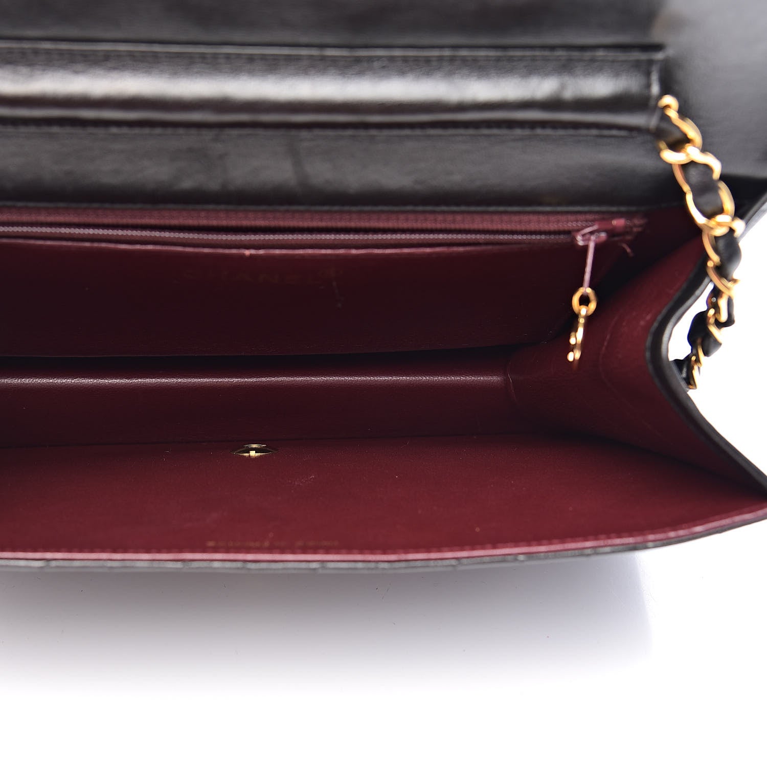Chanel Lambskin Quilted Medium Single Flap Black 5 of 11
