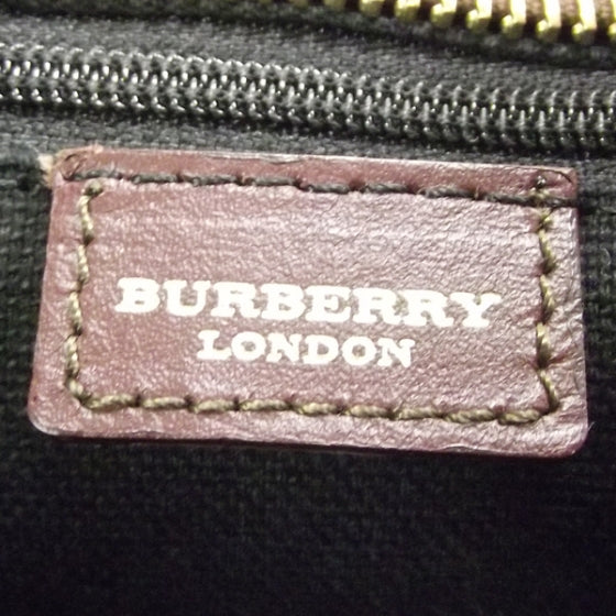 Burberry Haymarket Check Shoulder Bag Brown 11 of 12