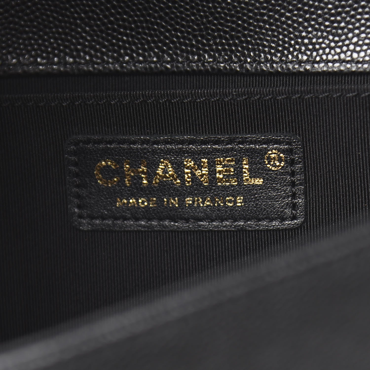 Chanel Caviar Quilted Medium Boy Flap Black 6 of 10