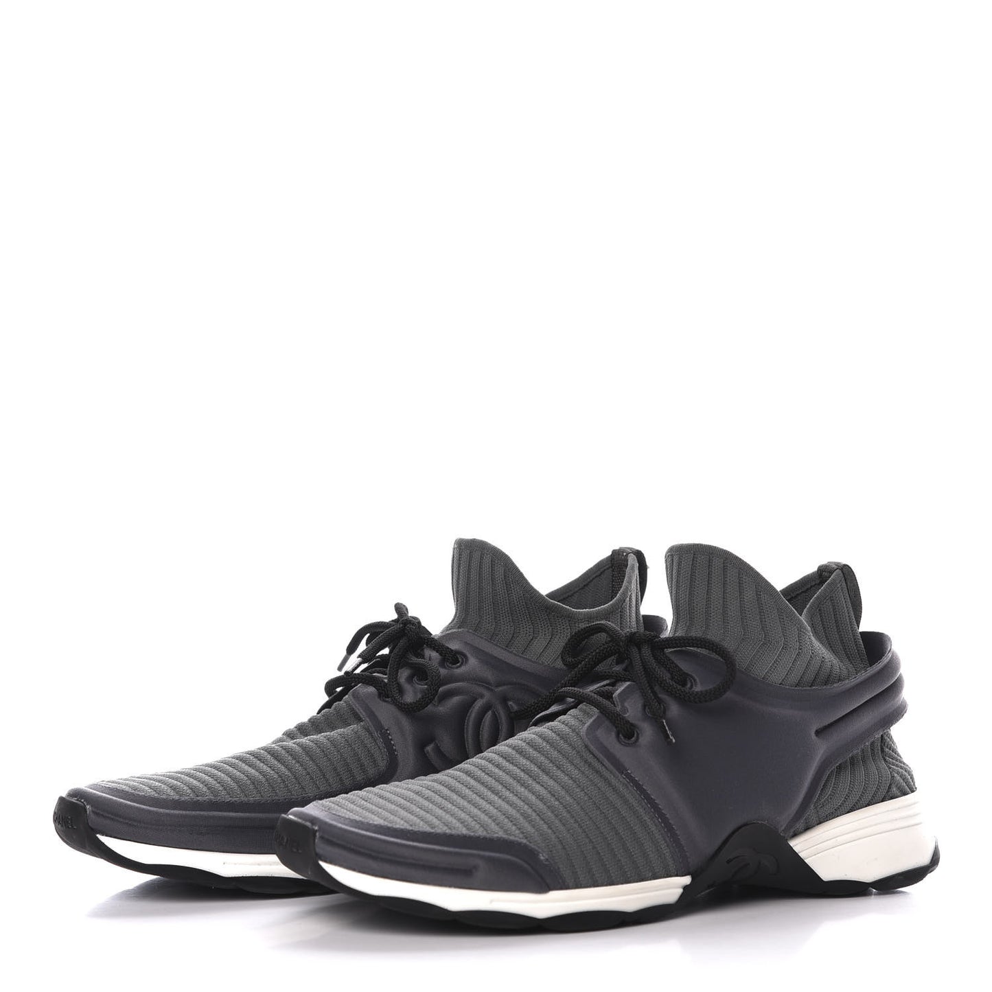 Stretch Fabric CC Sneakers 41 Grey