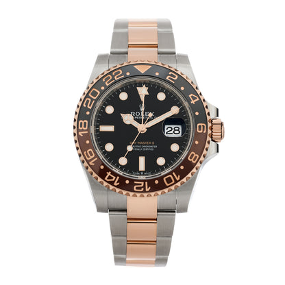 Rolex Stainless Steel 18K Everose Gold 40mm GMT-Master II Root Beer Watch 126711CHNR 1 of 5