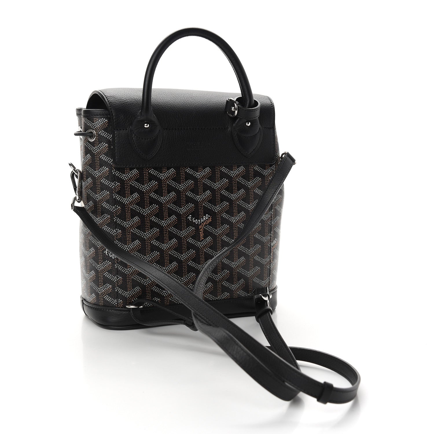 Goyard Goyardine Calfskin Mini Alpin Backpack Black 3 of 9