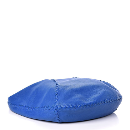 Bottega Veneta Cervo Deerskin Large Hobo Signal Blue 4 of 8