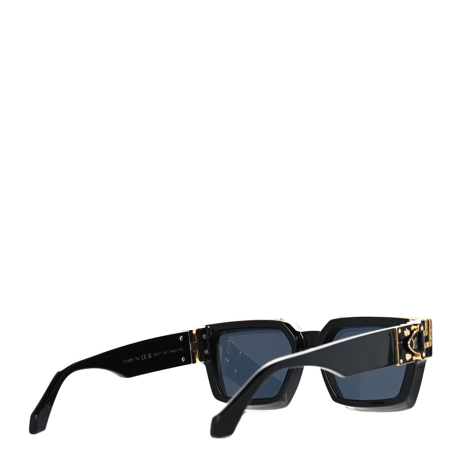 Louis Vuitton Acetate 1.1 Millionaires Sunglasses Z1165W Black 4 of 6