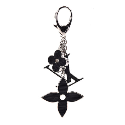 Louis Vuitton Electric Epi Fleur d'Epi Bag Charm Black 2 of 3