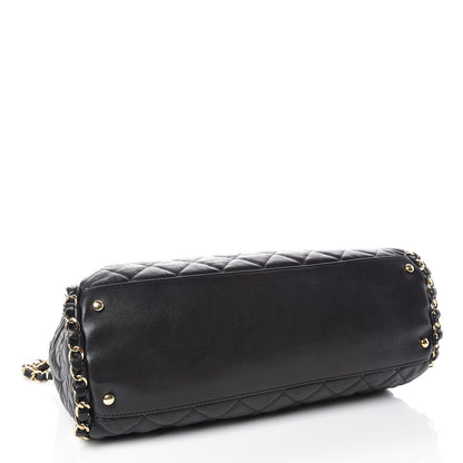 Chanel Calfskin Quilted Large Chain Me Hobo Black 4 of 10