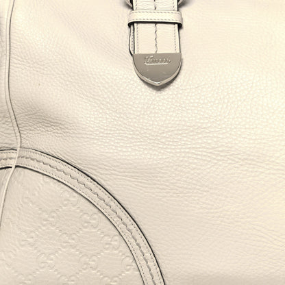 Gucci Calfskin Guccissima Large Signoria Tote Off White 8 of 13