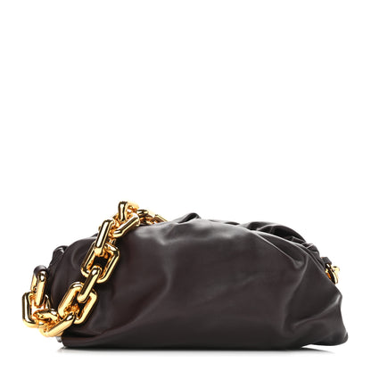 Bottega Veneta Calfskin The Pouch Chain Grape 1 of 9