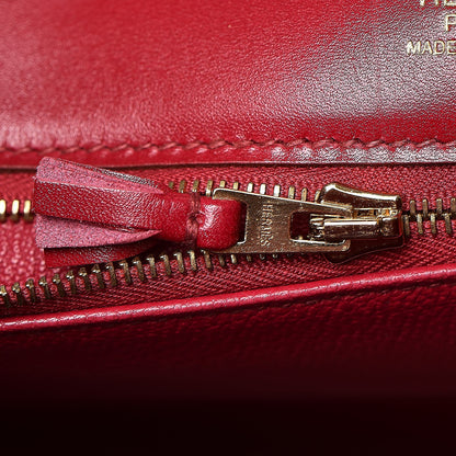 Hermes Tadelakt Ghillies Kelly 32 Rubis 22 of 39
