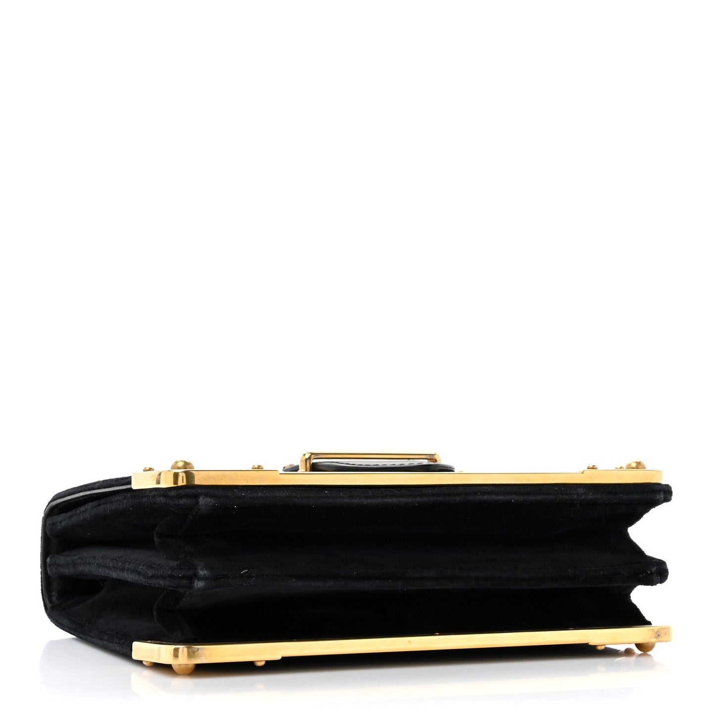 Velvet City Calfskin Cahier Bag Black