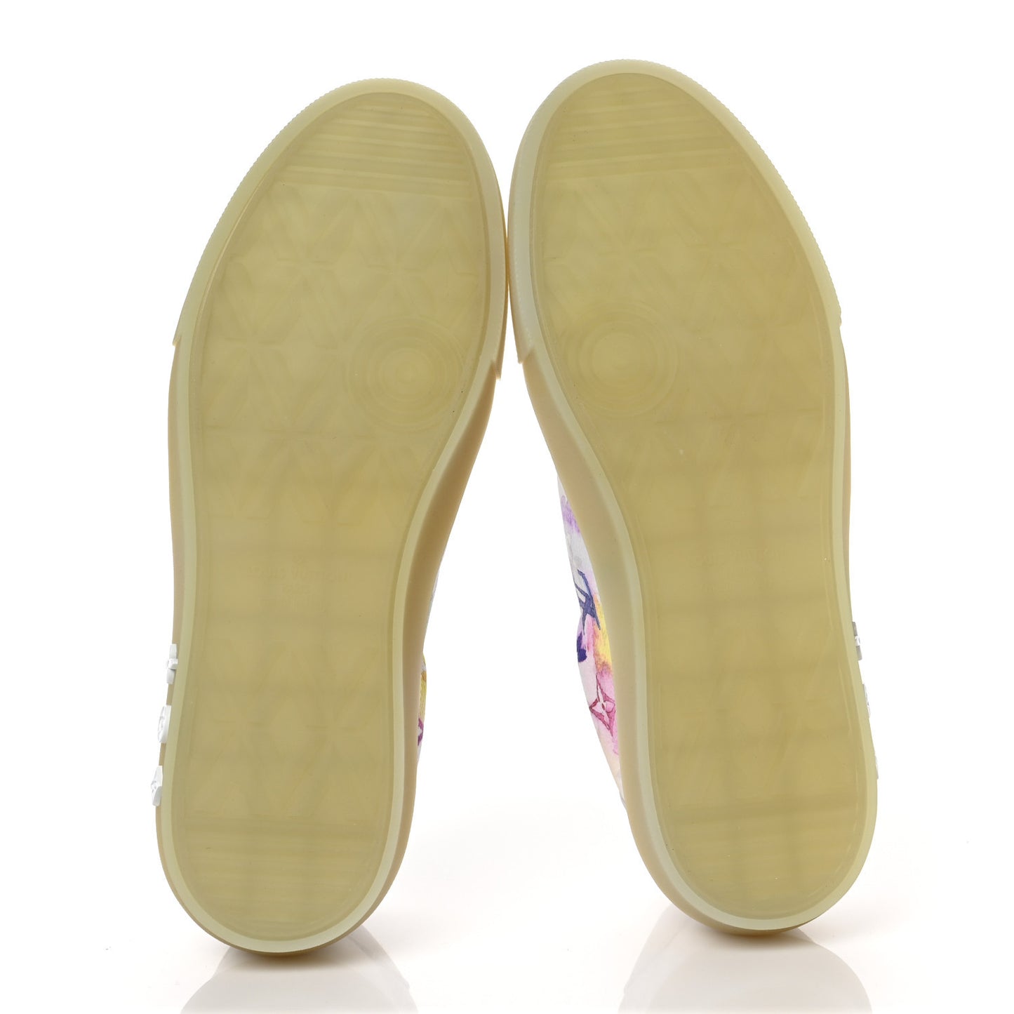 Calfskin Monogram Watercolor Mens LV Ollie Richelieu Sneakers 9.5 Multicolor