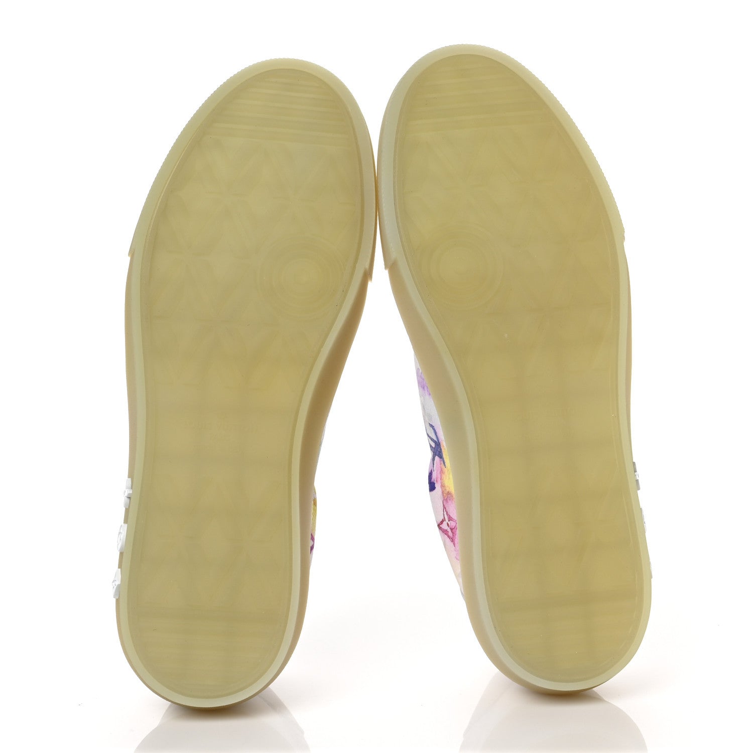 Louis Vuitton Calfskin Monogram Watercolor Mens LV Ollie Richelieu Sneakers 9.5 Multicolor 6 of 9