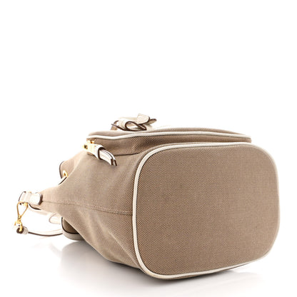 Prada Jacquard Logo Mini Bucket Crossbody Bag Corda Talco 4 of 15