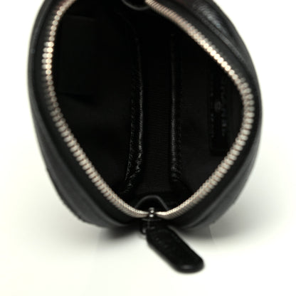 Chanel Iridescent Caviar Quilted Zip Around Classic Coin Purse Black 6 of 9