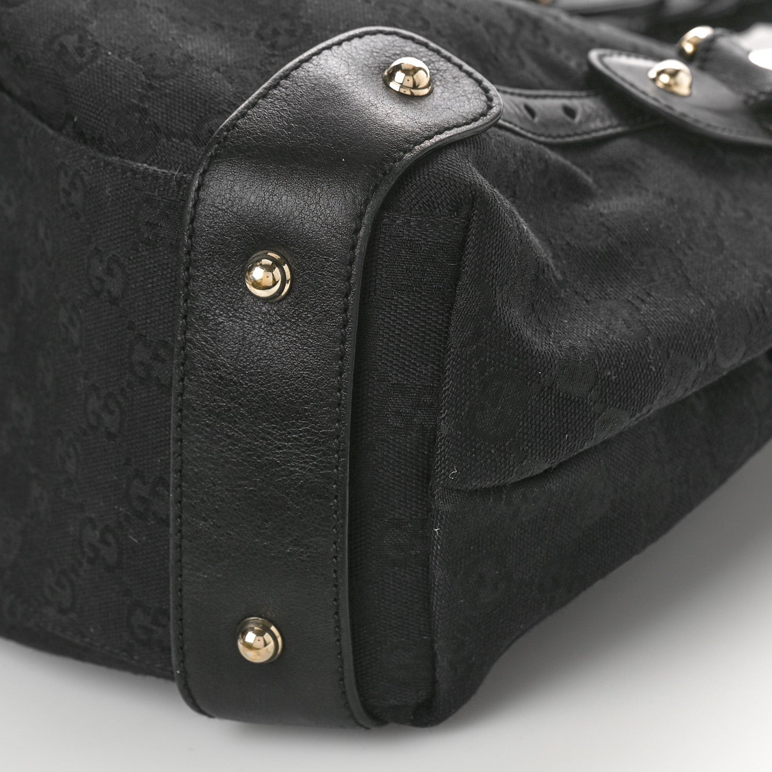 Gucci Monogram Medium Pelham Shoulder Bag Black 9 of 11