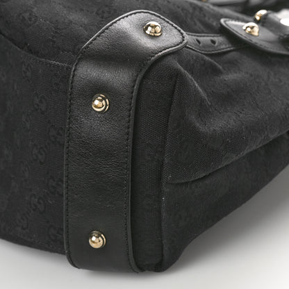 Gucci Monogram Medium Pelham Shoulder Bag Black 9 of 11