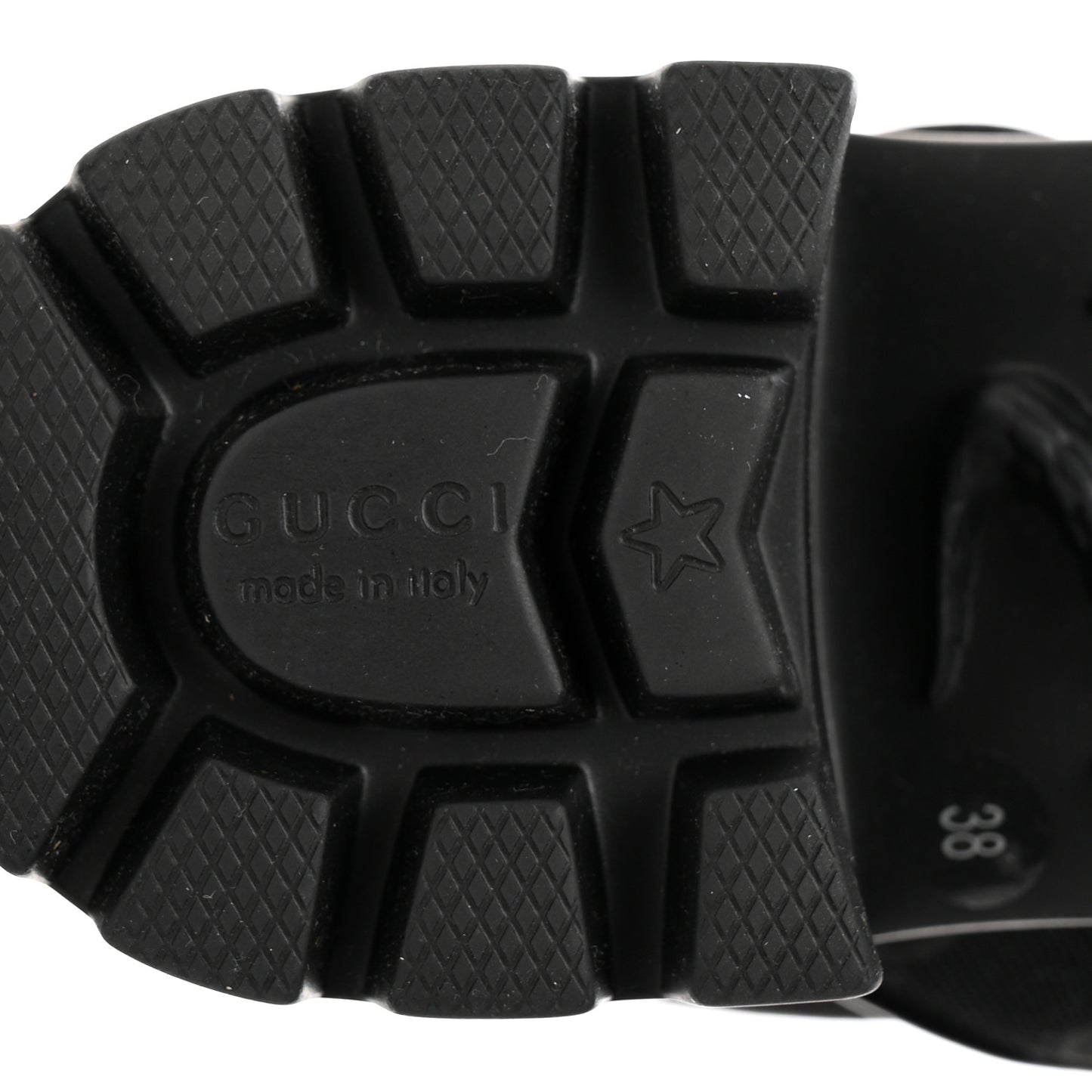 Monogram Granada Kid Trip 40/72mm Lug Sole Sandals 38 Black