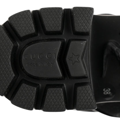 Gucci Monogram Granada Kid Trip 40/72mm Lug Sole Sandals 38 Black 6 of 9