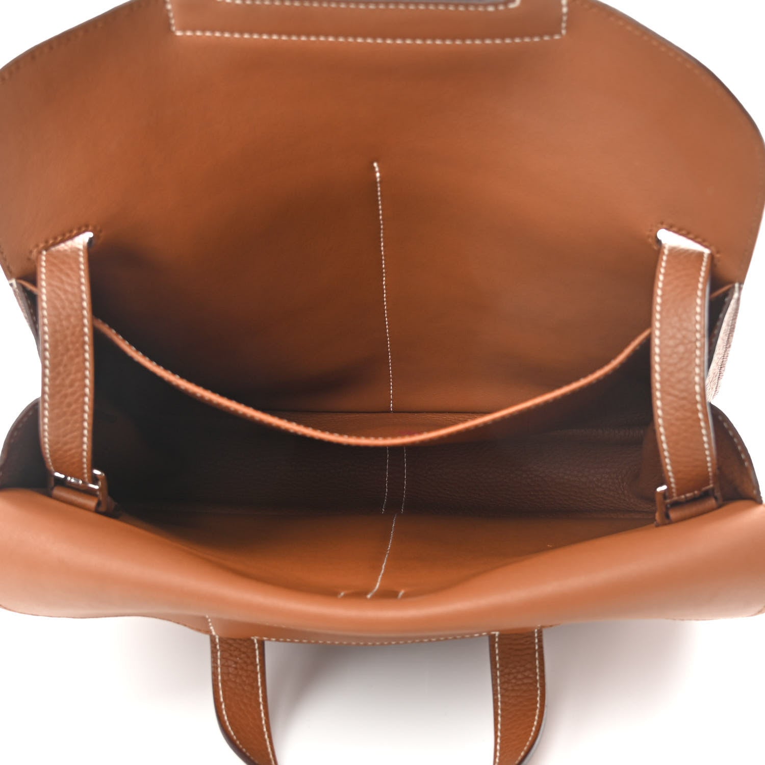 Hermes Taurillon Clemence Halzan 31 Gold 7 of 14