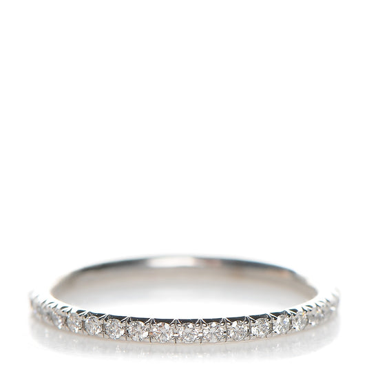 18K White Gold Diamond Metro Ring 4.5 48