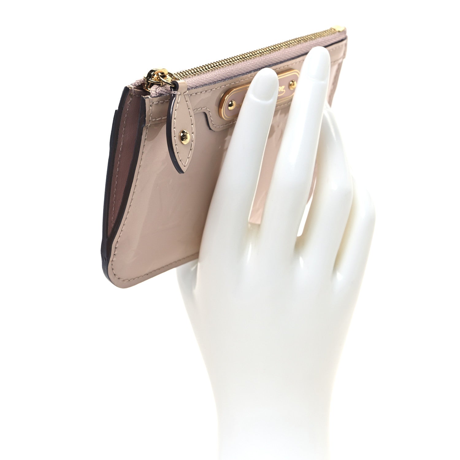 Louis Vuitton Vernis Key Pouch Rose Ballerine 2 of 11