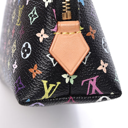 Louis Vuitton Monogram Multicolor Cosmetic Pouch Black Grenade 8 of 9