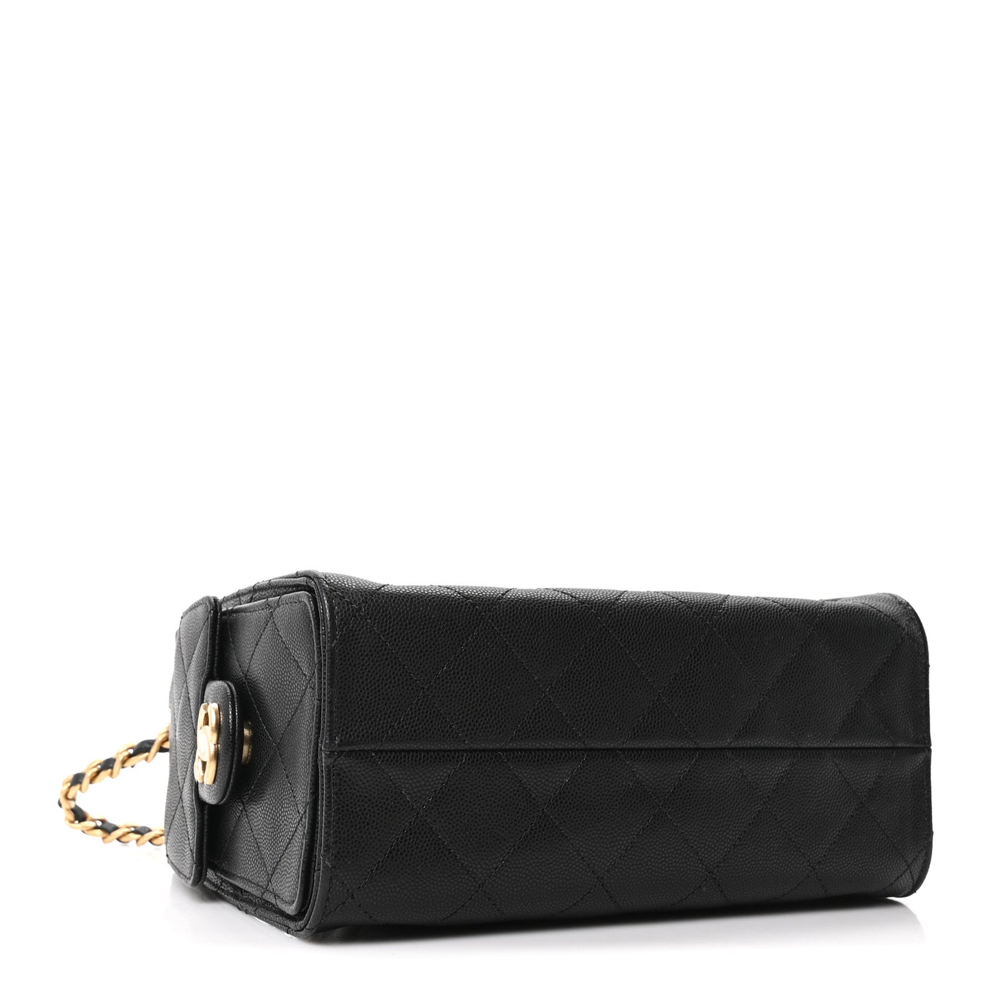 Caviar Quilted Mini Chanel 25 Handbag Black