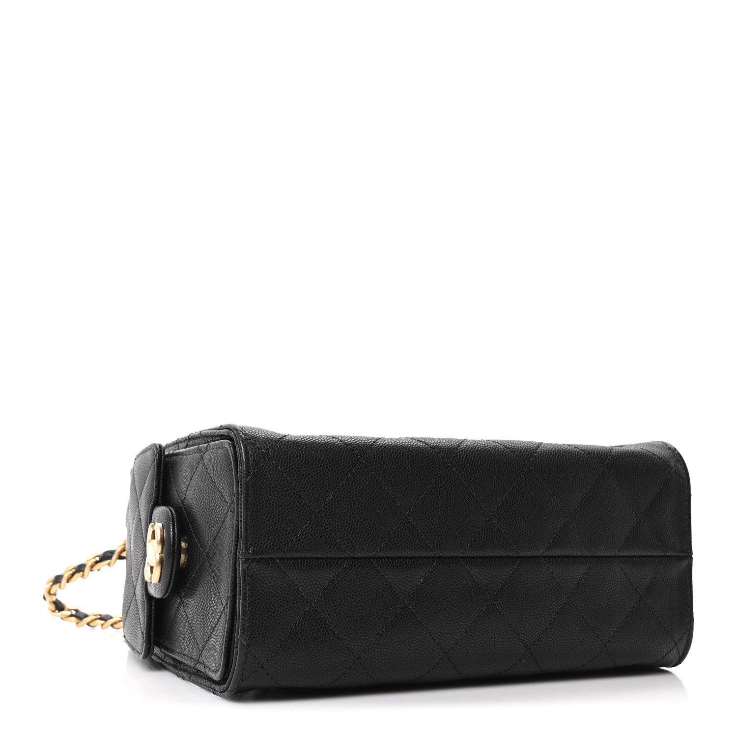 Chanel Caviar Quilted Mini Chanel 25 Handbag Black 4 of 10