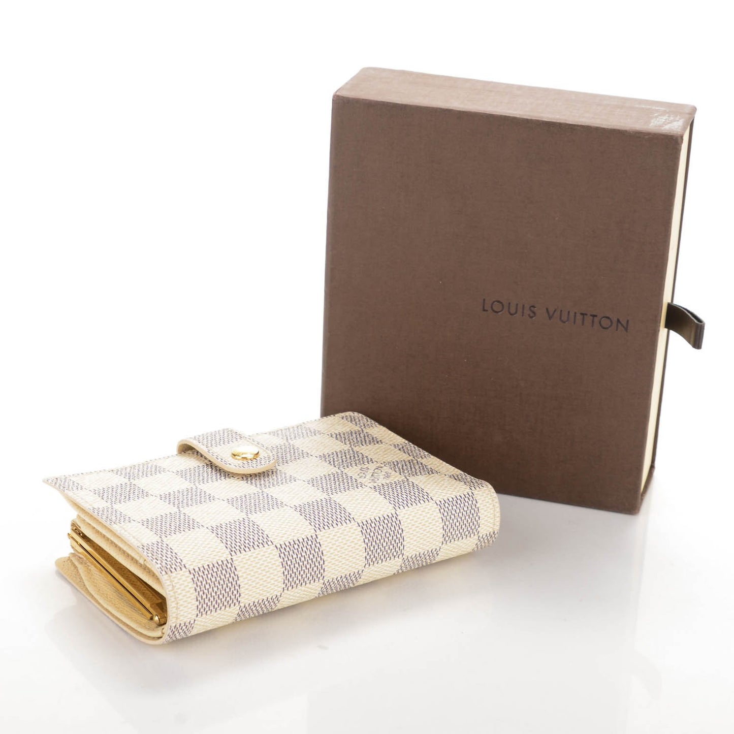 Damier Azur French Purse Wallet