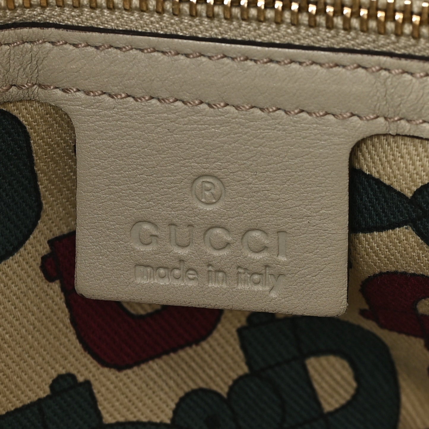 Guccissima Medium Pelham Shoulder Bag Off White