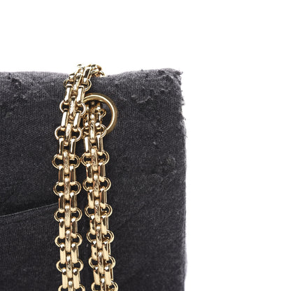 Chanel Jersey Quilted Small Double Flap Black 9 of 15