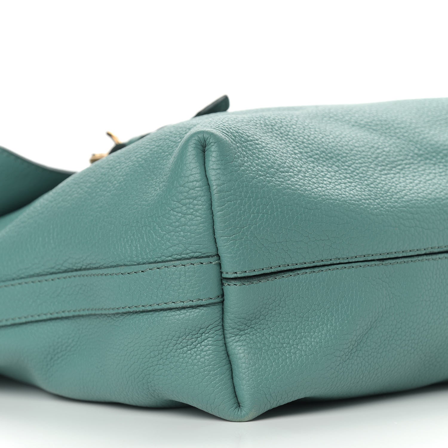 Burberry Grainy Calfskin Messenger Green 11 of 16