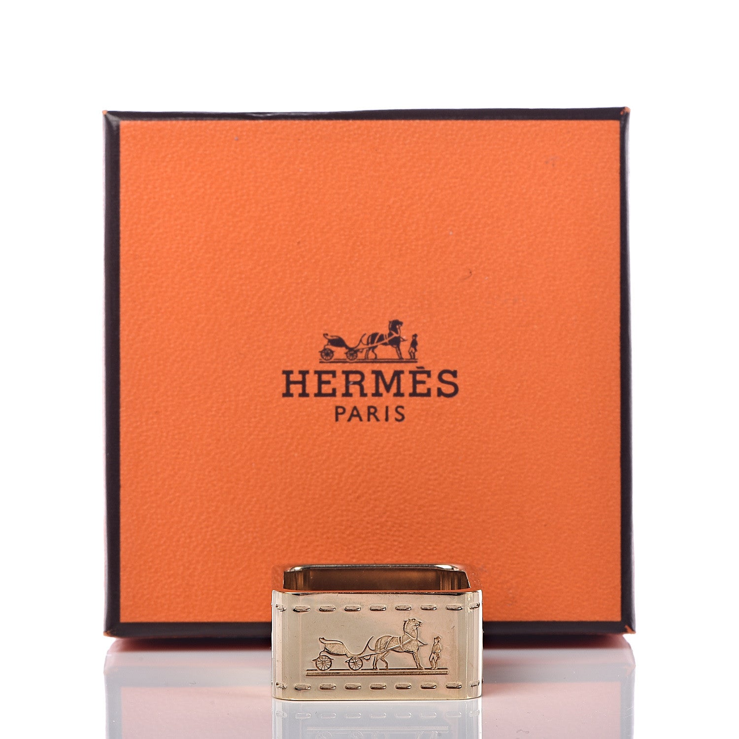 Hermes Permabrass Bolduc Scarf Ring 5 of 5