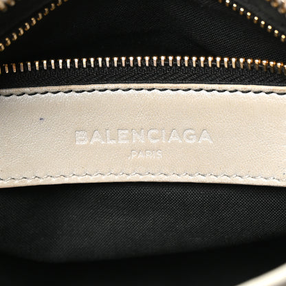 Balenciaga Chevre Gold Metallic Edge Hardware Mini City Gris Glace 7 of 11